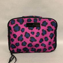 Load image into Gallery viewer, Vera Bradley Purple Leopard Print Makeup Bag (7x9.5x4&quot;)
