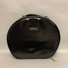 Load image into Gallery viewer, Lancome Black Patent Zip Makeup Case (11x13x3.5&quot;)
