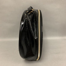 Load image into Gallery viewer, Lancome Black Patent Zip Makeup Case (11x13x3.5&quot;)
