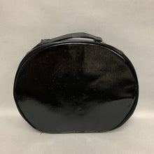 Load image into Gallery viewer, Lancome Black Patent Zip Makeup Case (11x13x3.5&quot;)
