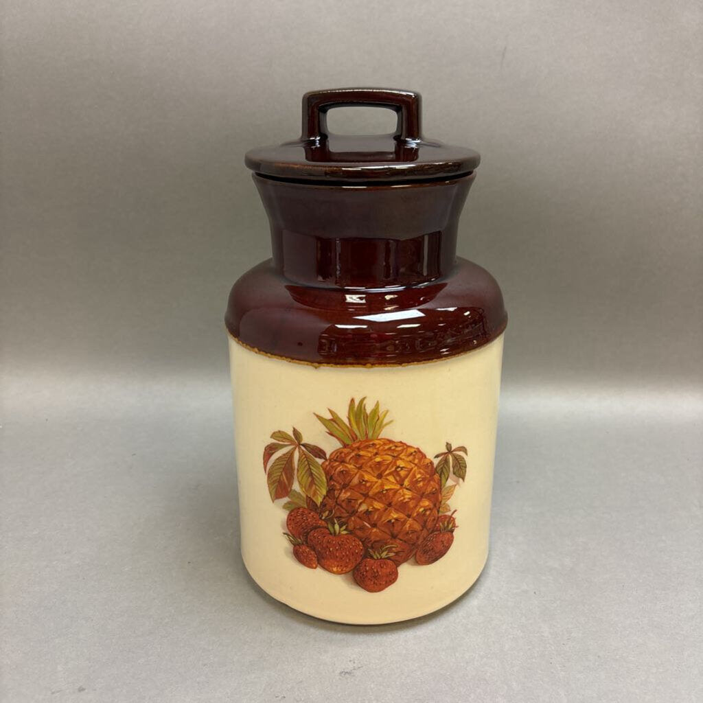 McCoy Pottery #253 Cookie Jar / Canister (~10x6x6)