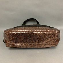 Load image into Gallery viewer, Lug Brown Nylon Glitter Trim Punter Crossbody Purse (6x10x2.5&quot;)
