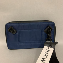 Load image into Gallery viewer, IHKWIP Navy Nylon Organizer Wallet Wristlet Purse NWT (5x9x2&quot;)
