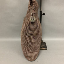 Load image into Gallery viewer, The Sak Taupe Crochet Hobo Bucket Purse (14x12&quot;)
