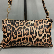 Load image into Gallery viewer, Caroline Hill Leopard Faux Leather Crossbody Bag Purse (5x9x2&quot;)
