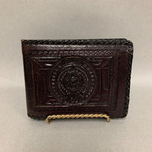 Load image into Gallery viewer, Arve Embossed Dark Brown Leather Made in Mexico Bifold Wallet (3.5x4.5&quot;)
