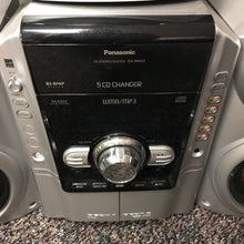 Load image into Gallery viewer, Panasonic SA-AK640 5 Disc Dual Cassette Deck 5 Pc System (14&quot;)
