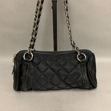 Load image into Gallery viewer, Talbots Black Quilted Chain Strap Shoulder Bag Purse (5x10x3&quot;)
