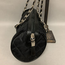 Load image into Gallery viewer, Talbots Black Quilted Chain Strap Shoulder Bag Purse (5x10x3&quot;)
