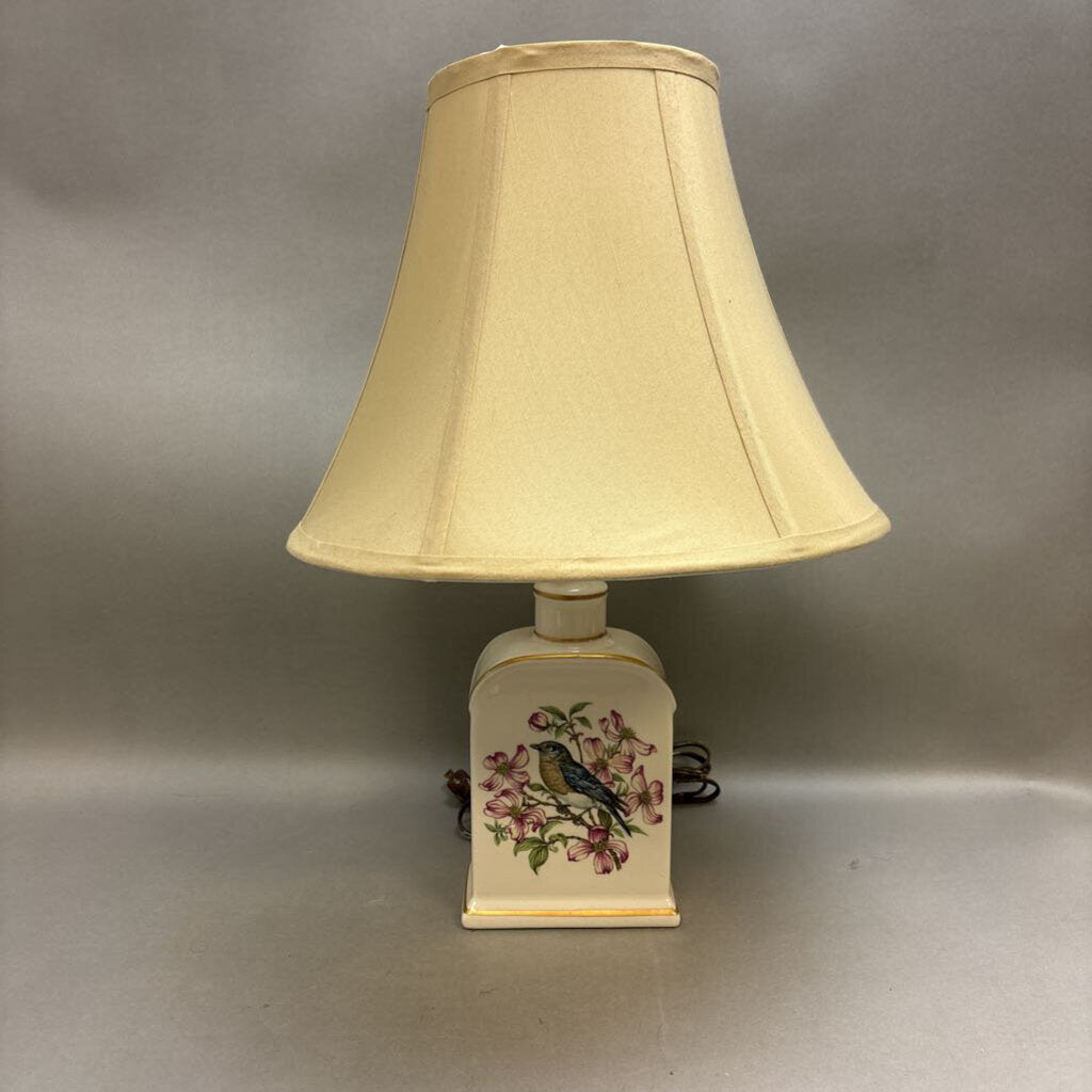 Bird Porcelain Motif Table Lamp (21