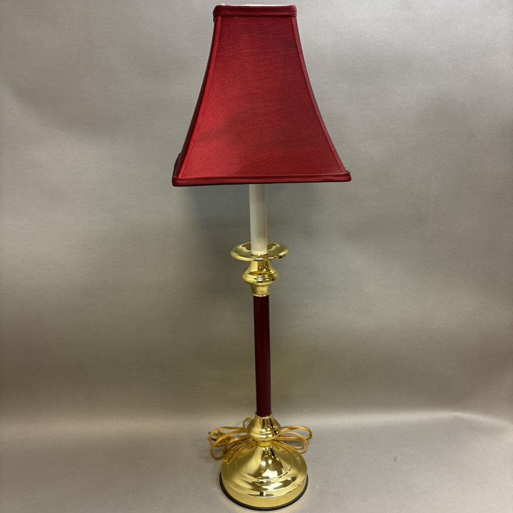 Maroon and Gold Lamp (30