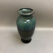 Load image into Gallery viewer, Green Glazed Pottery Vase (10&quot;)
