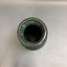 Load image into Gallery viewer, Green Glazed Pottery Vase (10&quot;)
