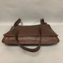 Load image into Gallery viewer, Coach Chocolate Leather Flap Crossbody Bag Purse (12x13x3&quot;)
