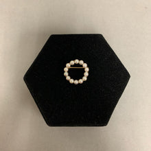 Load image into Gallery viewer, 12K Gold Filled Pearl Circle Brooch Pin (1&quot;)
