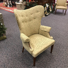Load image into Gallery viewer, Green Wingback Chair (43x31x30)
