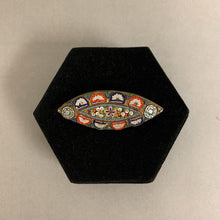 Load image into Gallery viewer, Vintage Italian Micro Mosaic Brooch Pin (2.75&quot;)
