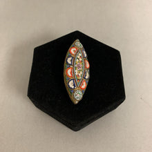 Load image into Gallery viewer, Vintage Italian Micro Mosaic Brooch Pin (2.75&quot;)
