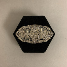 Load image into Gallery viewer, Vintage Art Deco Rhinestone Dress Clip Brooch Pin (3.5&quot;)
