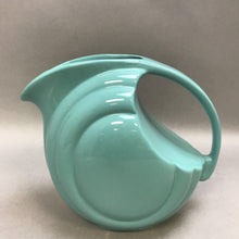 Load image into Gallery viewer, Hall Pottery 1338 Turquoise Pitcher (7&quot; x 5.5&quot;)
