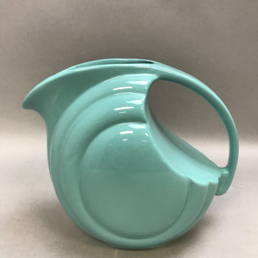 Hall Pottery 1338 Turquoise Pitcher (7