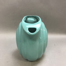 Load image into Gallery viewer, Hall Pottery 1338 Turquoise Pitcher (7&quot; x 5.5&quot;)
