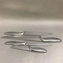 Load image into Gallery viewer, Vintage Gerber Legendary Blades 4 Kitchen Knife Set Wall Mount Shield (16&quot;)
