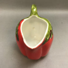 Load image into Gallery viewer, Glazed Pottery Red Pepper Pitcher (8&quot;)
