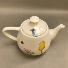 Load image into Gallery viewer, Marjolen Bastin Ceramic Tea Pot Tulips &amp; Butterflies (8&quot;)
