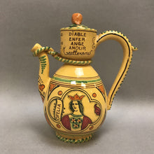 Load image into Gallery viewer, Pottery Ornate Teapot Made in Italy (7&quot;)
