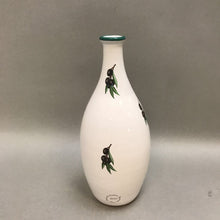 Load image into Gallery viewer, Ballauris French Glazed Clay Pottery Vase Black Olives (10&quot;)
