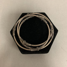 Load image into Gallery viewer, Balinese Sterling Bangle Bracelet Set of 3 (2.75&quot; Diameter)
