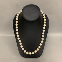 Load image into Gallery viewer, Vintage Mother of Pearl Goldtone Beaded Necklace (25&quot;)
