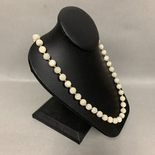 Load image into Gallery viewer, Vintage Mother of Pearl Goldtone Beaded Necklace (25&quot;)
