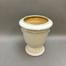 Load image into Gallery viewer, White Pottery Urn Vase (9.5x7.5x7.5)
