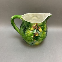 Load image into Gallery viewer, Acorns &amp; Leaves Pitcher, Made in Italy (7.5&quot;)
