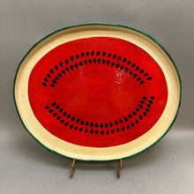 Load image into Gallery viewer, Lacquered Paper Mache Watermelon Tray - Made in Mexico (18.5x15)
