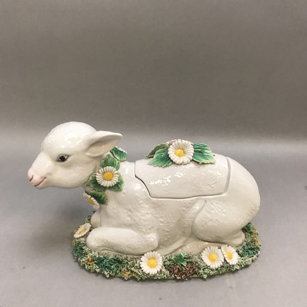 Vintage Meiselman Ceramic Lamb Soup Tureen (10