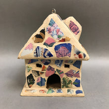 Load image into Gallery viewer, Mosaic China Bird House (~7x6x5.25)
