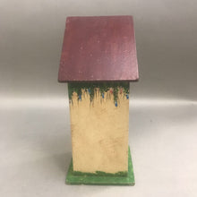 Load image into Gallery viewer, Hand Painted Birdhouse with Hinged Door (11x5x5)
