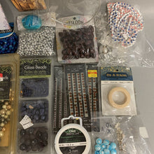 Load image into Gallery viewer, Assorted Beads, Findings, &amp; Jewelry Making Supplies
