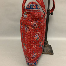 Load image into Gallery viewer, Vera Bradley Red Paisley Quilted Tote Bag Purse (12x12x3&quot;)
