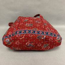 Load image into Gallery viewer, Vera Bradley Red Paisley Quilted Tote Bag Purse (12x12x3&quot;)
