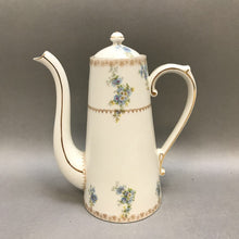 Load image into Gallery viewer, Limoges Depose Touraine France White &amp; Floral Teapot, Coffee Pot w/ 3 Cups (9&quot;) (As-Is)
