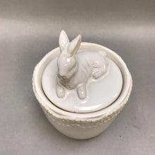 Load image into Gallery viewer, White Lidded Pot Rabbit (6&quot; x 4&quot;)
