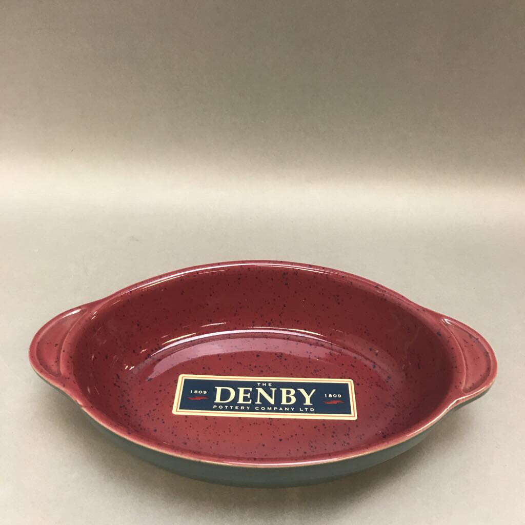 Denby Harlequin Small Oval Baking Dish 2 Avail. (9