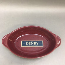 Load image into Gallery viewer, Denby Harlequin Small Oval Baking Dish 2 Avail. (9&quot; x 5&quot; x 2&quot;)
