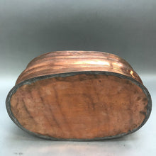 Load image into Gallery viewer, Oval Copper Handled Planter Pot (12&quot; x 7&quot; x4.5&quot;)
