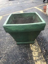 Load image into Gallery viewer, Square Green Planter (14x17x17)
