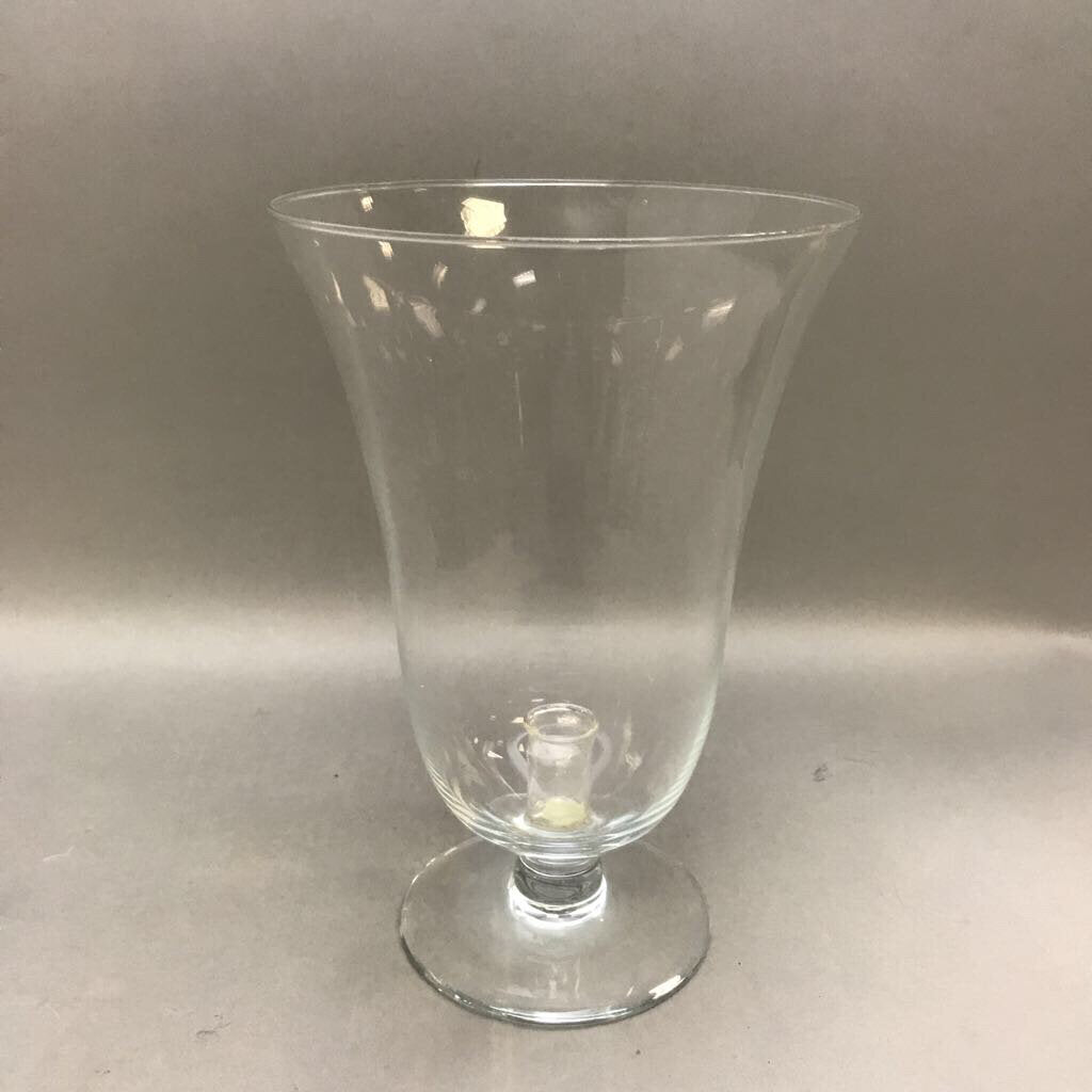 Footed Glass Vase Taper Candle Holder (11